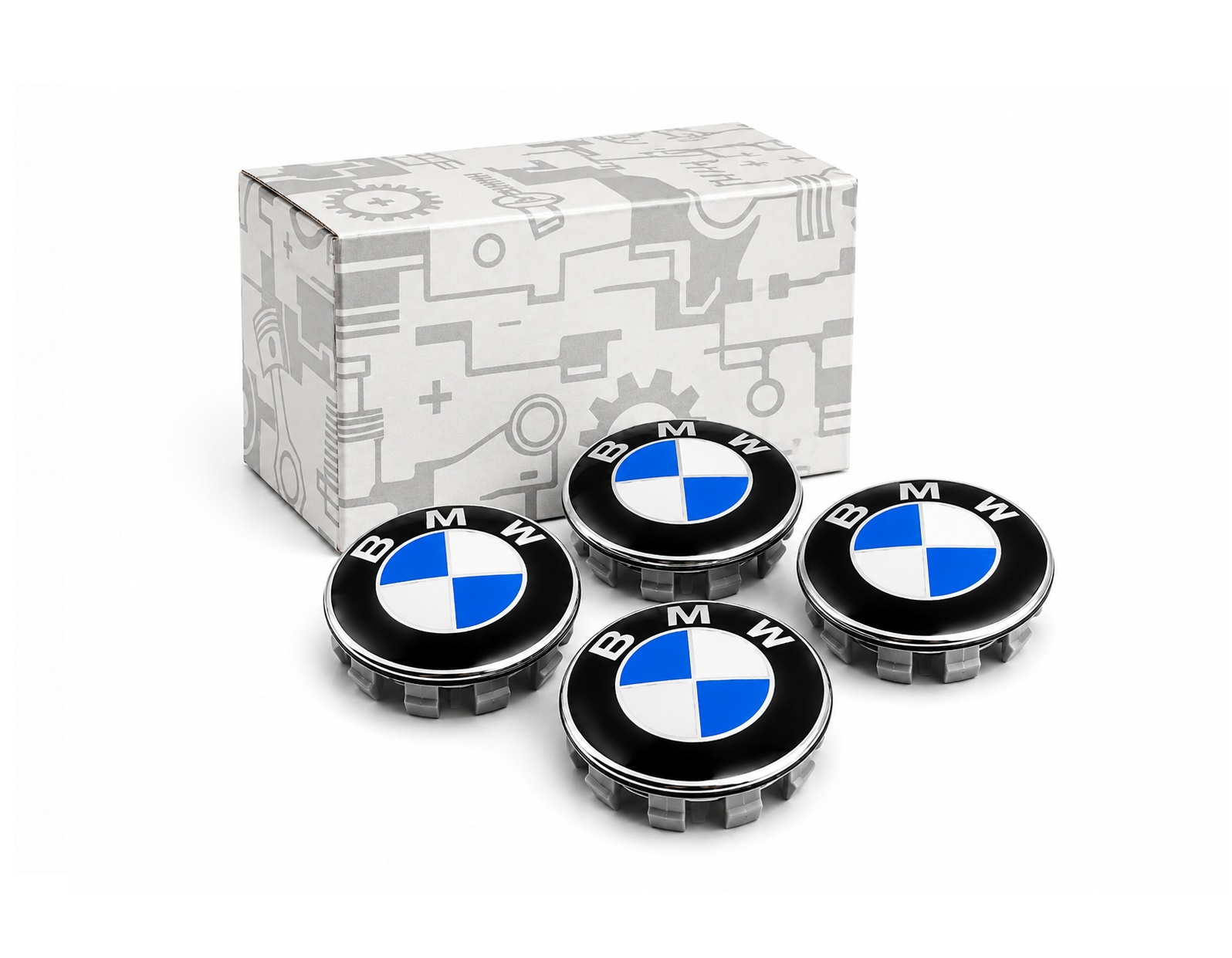 Calota Azul Ø68mm 14" Bmw I4 M50 Xdrive Gc 544cv 22/